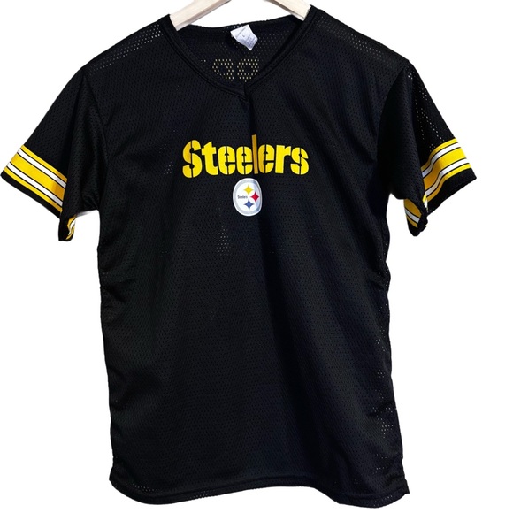 SOLD Franklin Vintage Franco Harris Steelers Jersey Women’s Sz Large (Fits Sm-M) - Picture 4 of 6